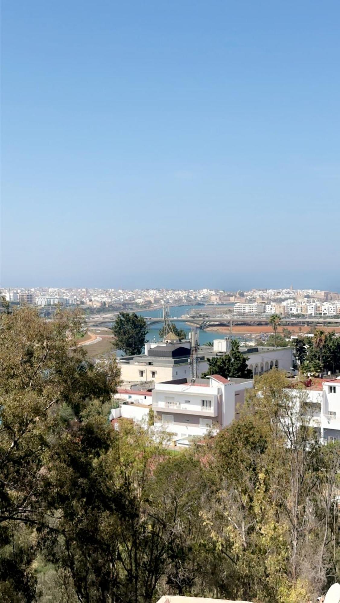 Ferienwohnung شقه سكاي دورين على البحر Salé Exterior foto